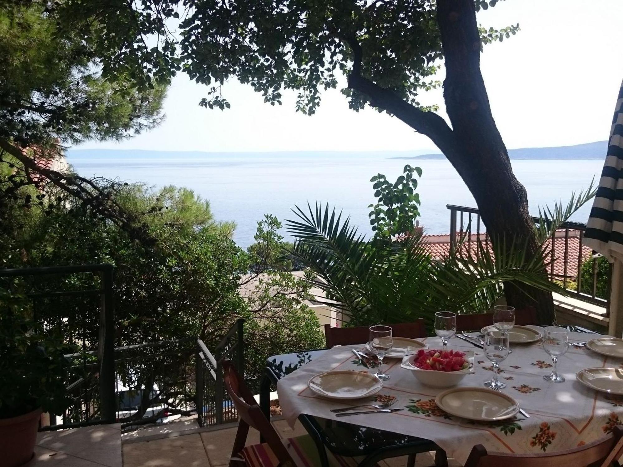 Cozy Apartment With A Balcony And A Sea View Brela Ngoại thất bức ảnh