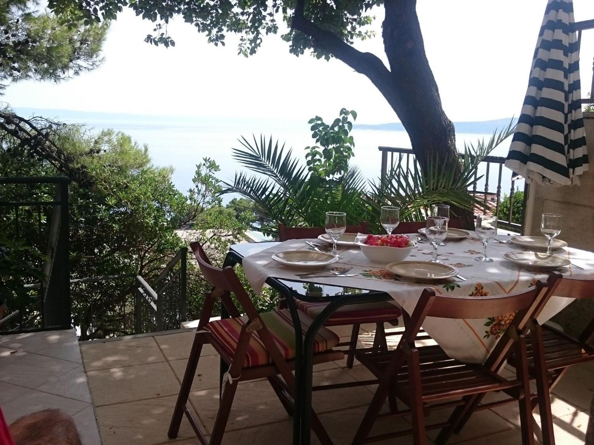 Cozy Apartment With A Balcony And A Sea View Brela Ngoại thất bức ảnh